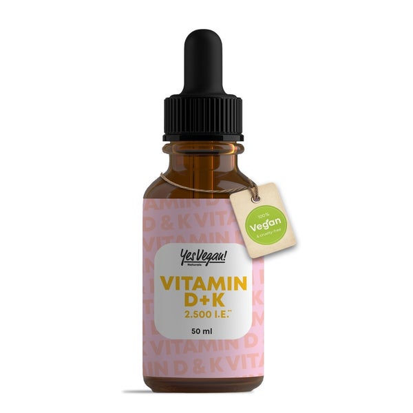 Vitamin D3 K2 Tropfen 2500 IE hochdosiert, MCT Öl MK7 50 ml 50 ml