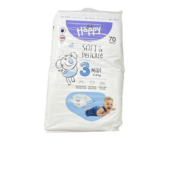 Bella Baby Happy Windeln Gr.3 Midi 5-9 Kg 70 St