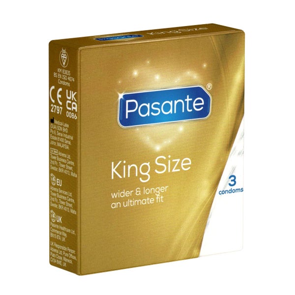 Pasante King Size XXL Kondome extra breit 3 Stück (3 Kondome) 3 St