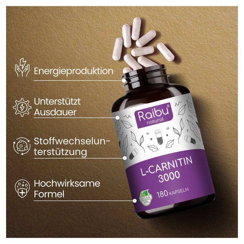 l carnitin hochdosiert L Carnitin Kapseln Hochdosiert 2000 mg pro Maroc main image 0