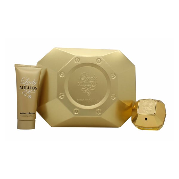 Paco Rabanne Lady Million Geschenkset 80ml EDP + 100ml Körperlotion 0,18 l