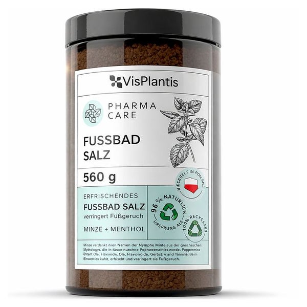 Vis Plantis Fußbadesalz mit Minze & Menthol 560 g