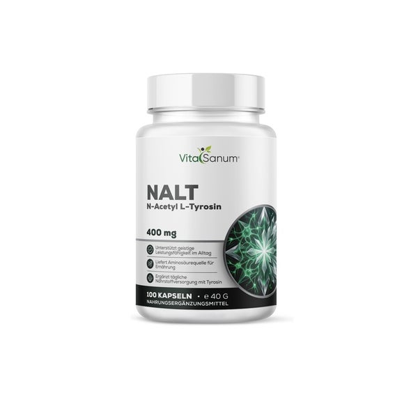 VitaSanum® - NALT (N-Acetyl L-Tyrosin) 400 mg 100 Kapseln 100 St