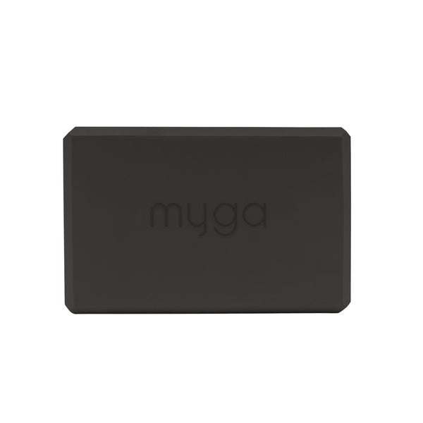 Myga Yogablock - Schwarz 1 St