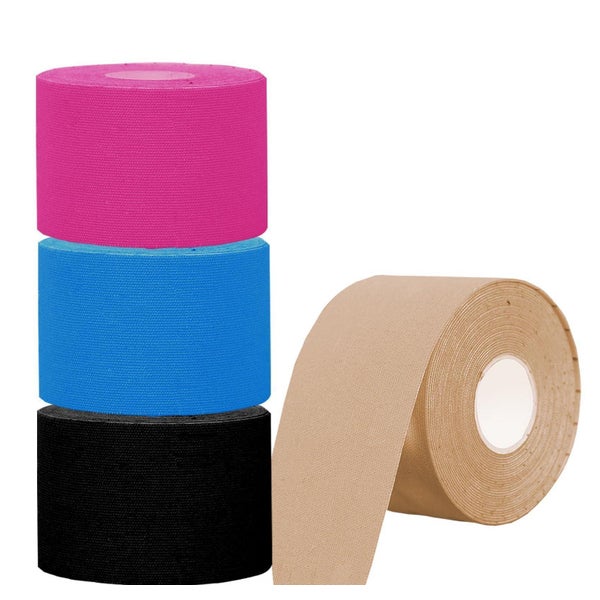 NELLHOMY Kinesiology Tape 4 Rollen (5cm x 5m) - Sport, Physio, Wasserfest