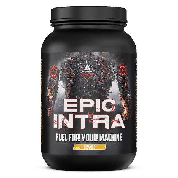 PEAK Epic Intra - 1500g - Geschmack Orange I Intra Workout I 30 Portionen I Kohlenhydratmatrix mit Cluster Dextrin I essentielle Aminosäuren I Elektrolyte I mit L-Carnitin I Muskelaufbau I vegan 1500 g