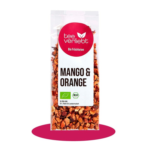 teeverliebt - Mango & Orange Bio loser Früchtetee | 100g 100 g