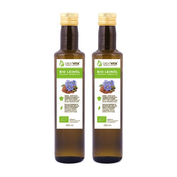 GreatVita Bio Leinöl 500 ml
