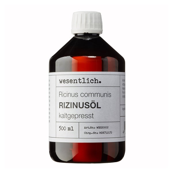 wesentlich. Rizinusöl kaltgepresst 500 ml