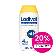 Produktabbildung: Ladival Allergische Haut Sonnenschutz-Gel LSF50+ 200 ml