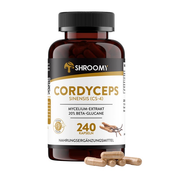 SHROOMY Cordyceps sinensis Extrakt Kapseln 240 St