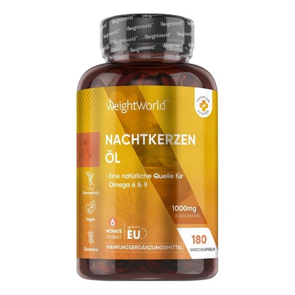 WeightWorld Nachtkerzenöl Kapseln 180 St