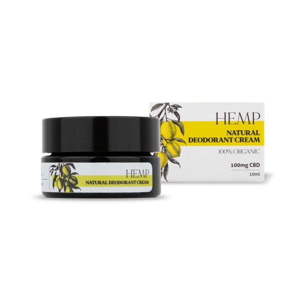 Natürliche Deocreme CBD 100 mg (10 ml), 15 ml Tiegel 1 g