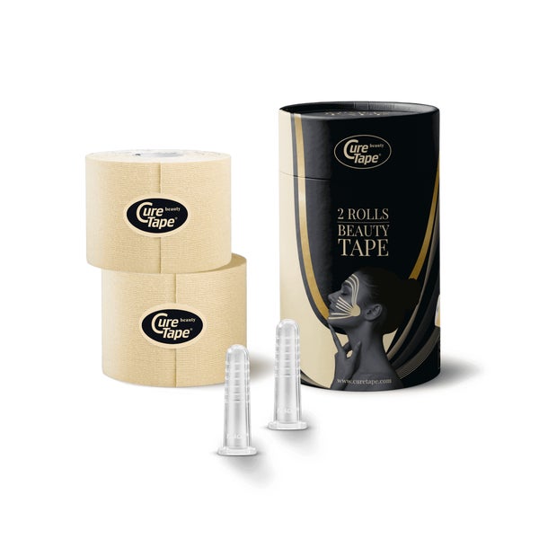 CureTape® Duo Pack Beauty Tape + Facial Cups 2x5 m