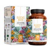 Produktabbildung: 5-HTP aus Griffonia mit Safran & Zitronenmelisse -  GLÜCKSBOTE - 90 vegane Kapseln - NATURTREU® 90 St