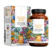 Produktabbildung: 5-HTP aus Griffonia mit Safran & Zitronenmelisse - GLÜCKSBOTE - 90 vegane Kapseln - NATURTREU® 90 St