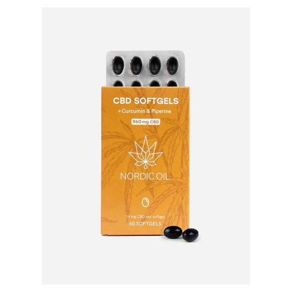 CBD Kapseln (960mg) mit Kurkumin 60 Stück 60 St