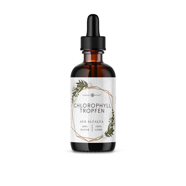 Chlorophyll-tropfen Aus Alfalfa Nordic Pure 100 ml