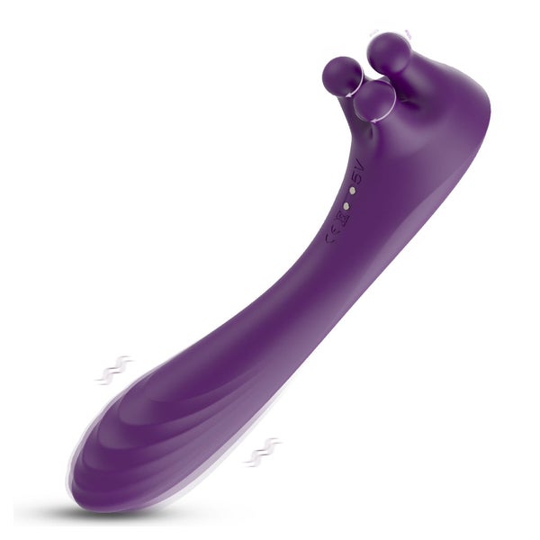 Vibro 15 - Vibrator mit 3 Vibrokugeln im Massagekopf 1 St