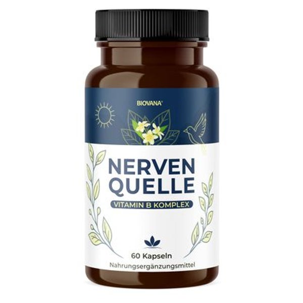 Biovana | Nervenquelle Vitamin B Komplex | Kapseln 60 St