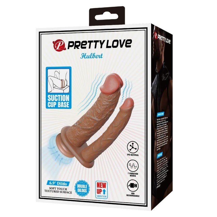 Pretty Love - Hulbert - Doppelter Dildo mit Vibration günstig kaufen