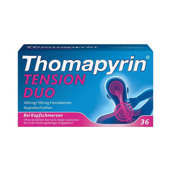 Thomapyrin TENSION DUO Kopfschmerztabletten 36 St