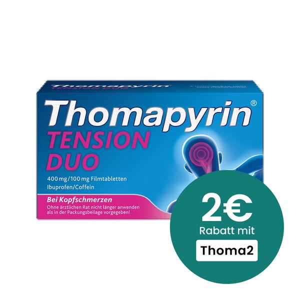 Thomapyrin Tension Duo 400 Mg/100 Mg Filmtabletten 36 St