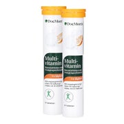 Produktabbildung: DocMorris Multivitamin Brausetabletten Doppelpack 2X20 St