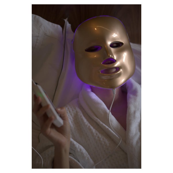 GOLDENE LED-LICHTTHERAPIEMASKE 1 St