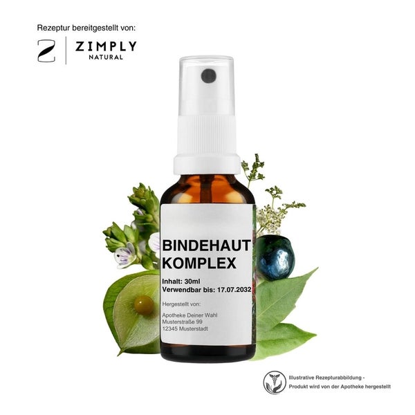 Zimply Natural BINDEHAUT KOMPLEX - Pflanzbasierte Rezeptur 30 ml