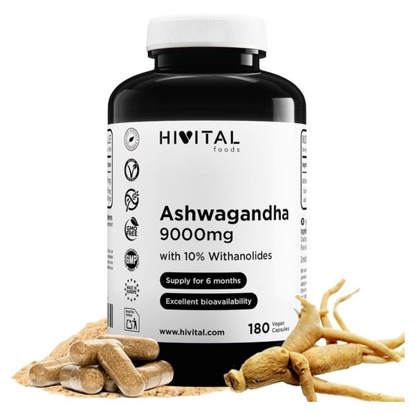 HIVITAL Ashwagandha 9000 mg. Kapseln 180 St