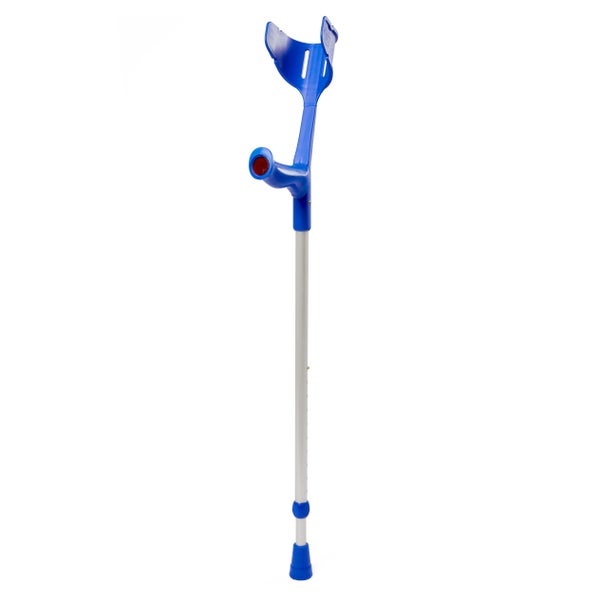 Rebotec Magic-Soft - 1x Krücke Gehhilfe Unterarmgehstütze in Blau 1 St