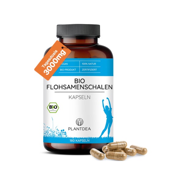 Bio Flohsamenschalen Kapseln 180 St