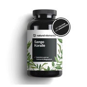 Sango Meereskoralle – 180 Kapseln – 660 mg Calcium – 330 mg Magnesium – Natürliche Calcium- und Magnesiumquelle – laborgeprüft, ohne Magnesiumstearat, hochdosiert 180 St