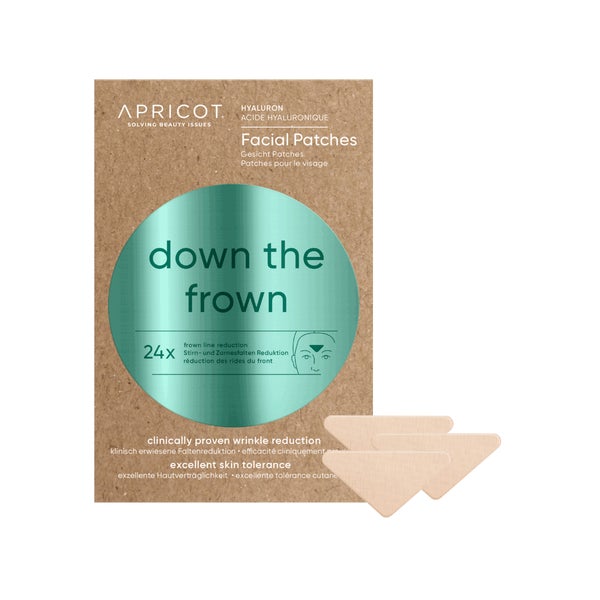 APRICOT Gesicht Pads mit Hyaluron  für Stirnfaltenreduzierung - MINI PACK 1 St
