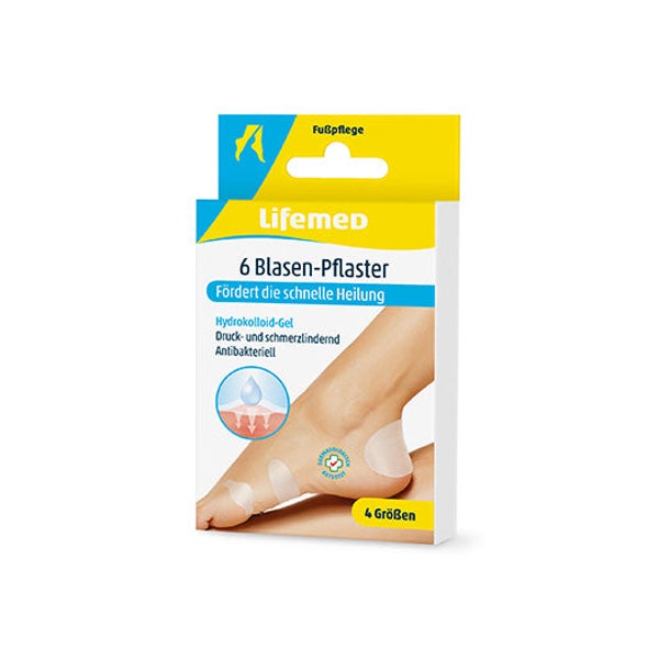 Lifemed Blasen-Pflaster transparent 4 Größen, 120 Pack 720 St