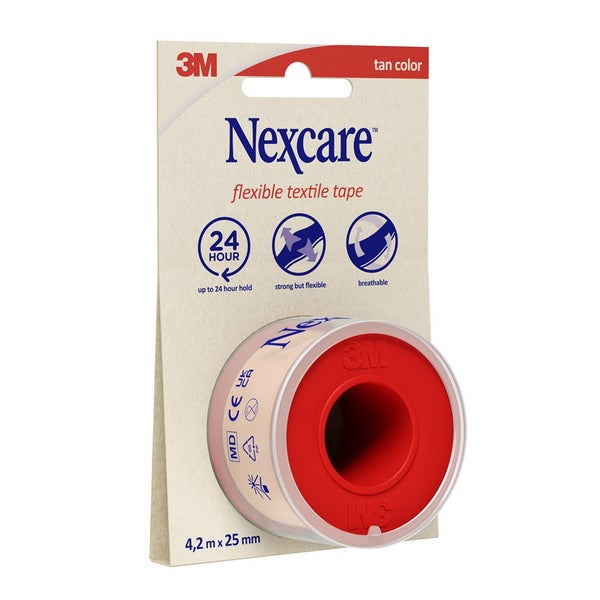 Nexcare Flexible Textile Tape 2,5 Cmx4,2 M 1 P