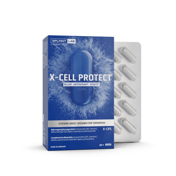 SPLMNT LAB X-CELL PROTECT mit Alpha-Liponsäure, Astaxanthin, Q10, OPC & Selen 60 St