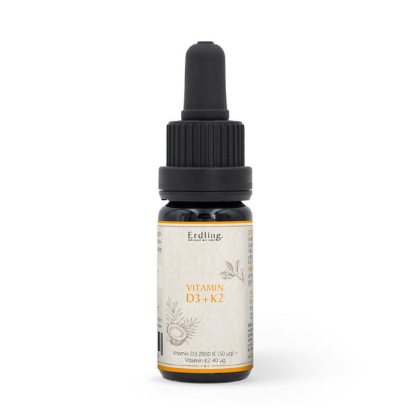 Vitamin D3 2.000 IE + K2 - 40 mcg hochdosiert - 30 ml