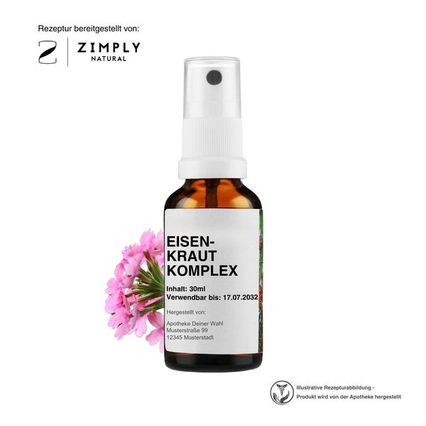 Zimply Natural EISENKRAUT KOMPLEX - Pflanzbasierte Rezeptur 30 ml
