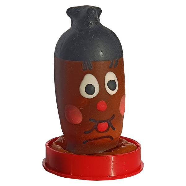 Scherzkondom „Sack“ – Handbemalt Geschenk für Männer m Humor (1 Stück) 1 St