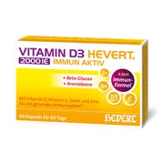 Produktabbildung: Vitamin D3 Hevert 2000 IE Immun Aktiv 60 St