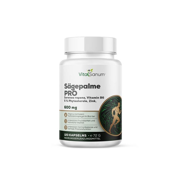 VitaSanum® Sägepalme PRO 600 mg - pro Tagesportion 120 St