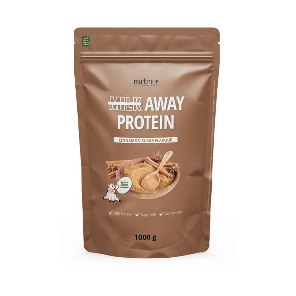 nutri+ Milk Away Vegan Protein sojafrei- Cinnamon Sugar 1000 g
