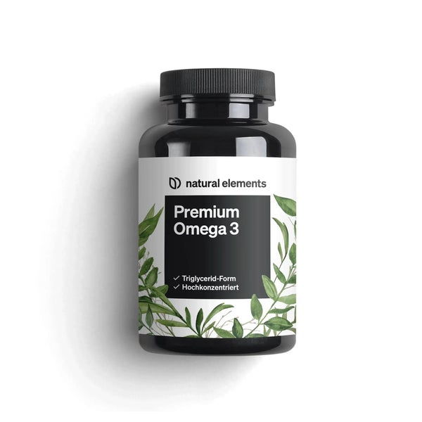 Premium Omega 3-120 Kapseln - 1000 mg Fischöl pro Kapsel mit EPA und DHA - 3-fache Stärke: GoldenOmega® in Triglycerid-Form - Laborgeprüft, aufwendig aufgereinigt und aus nachhaltigem Fischfang 120 St