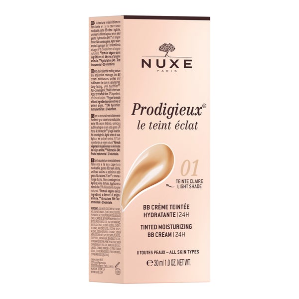 NUXE Prodigieux - Feuchtigkeitsspendende BB-Creme (hell) 30 ml