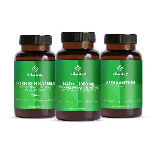 Vitabay – Modern Daily Routine Komplex - NAD+, Spermidin, Astaxanthin 1 Set