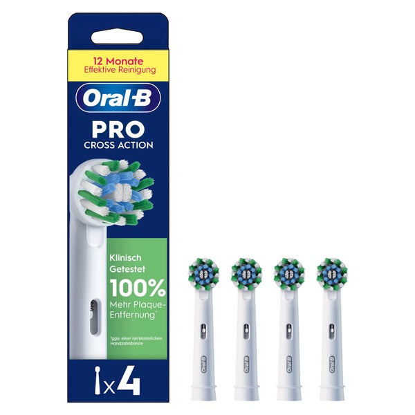 Oral B Pro CrossAction Aufsteckbürsten 4 Stück 4 St