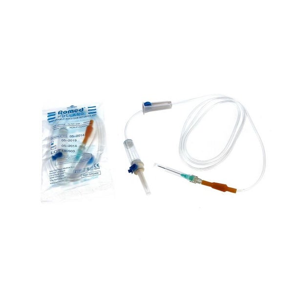Romed Infusionsbesteck mit Einmalkanüle steril 0,8 x 40 mm 25 Stück 25 St