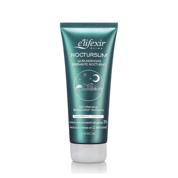 Elifexir Nocturslim | Fettverbrennungscreme | Gel fettreduzierender Wirkung über Nacht 200 ml
